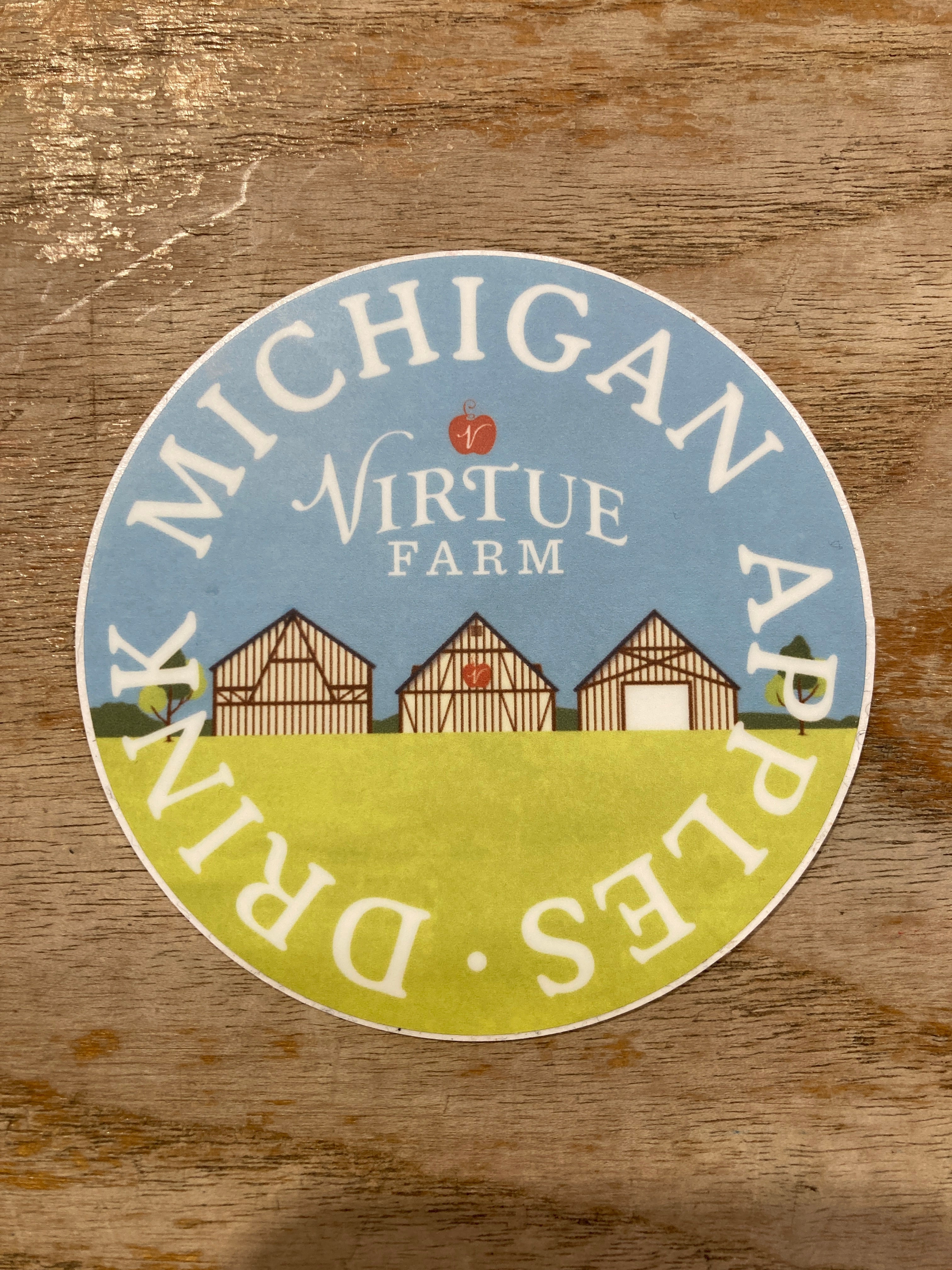 Drink Michigan Apples Sticker